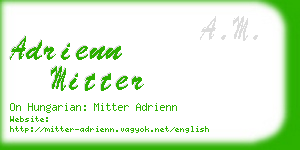 adrienn mitter business card